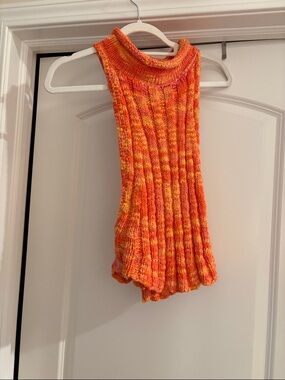 Bright orange Free People Sleeveless Top
